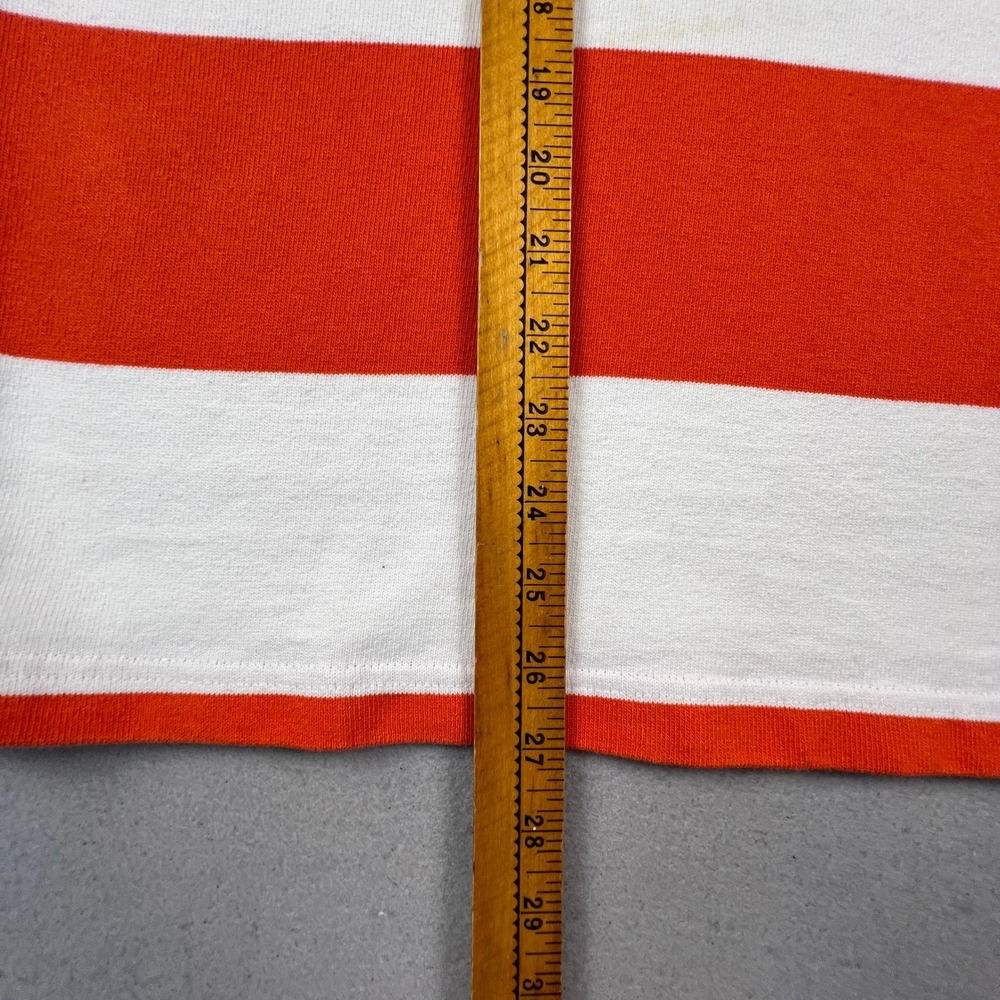 Barbarian Rugby Shirt Mens Medium Orange White Lacrosse Chagrin Falls NWOT - Picture 5 of 16